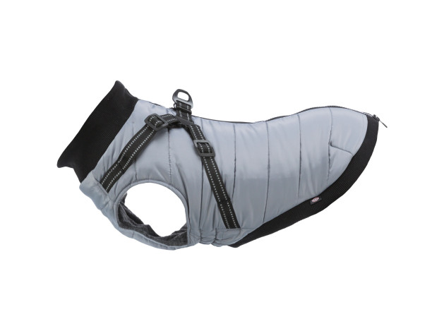 Trixie Abrigo Pontis con arnés Gris