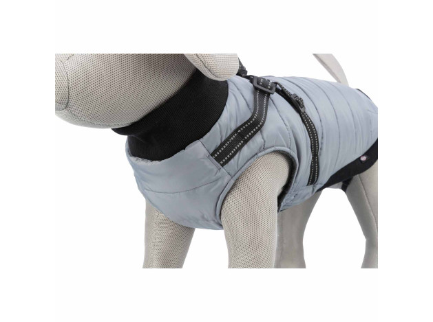 Trixie Abrigo Pontis con arnés Gris