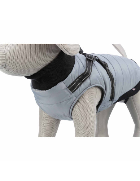 Trixie Abrigo Pontis con arnés Gris