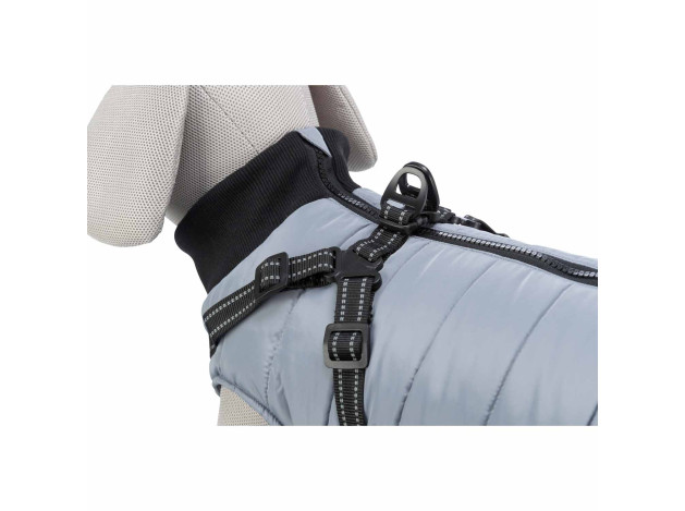 Trixie Abrigo Pontis con arnés Gris