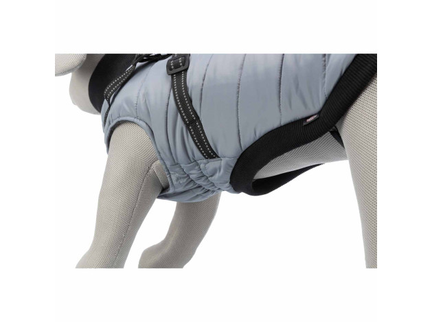 Trixie Abrigo Pontis con arnés Gris