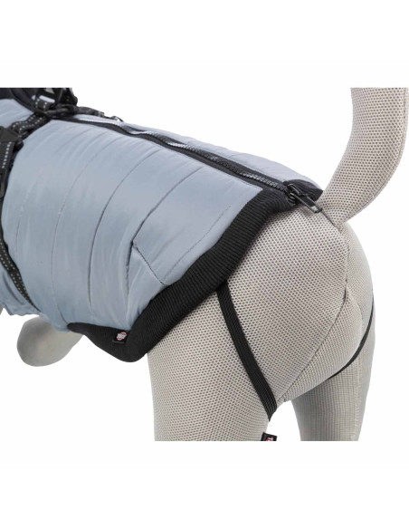 Trixie Abrigo Pontis con arnés Gris