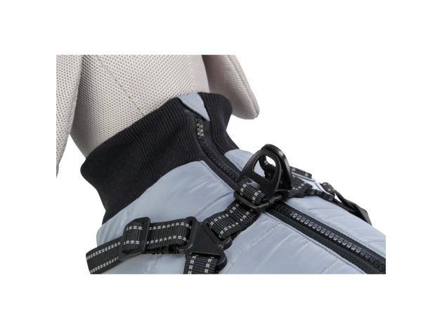 Trixie Abrigo Pontis con arnés Gris