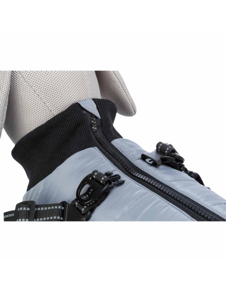 Trixie Abrigo Pontis con arnés Gris