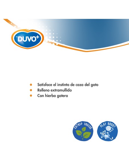 Oferta Duvo Juguete de gato animales con cola Serpiente Verde