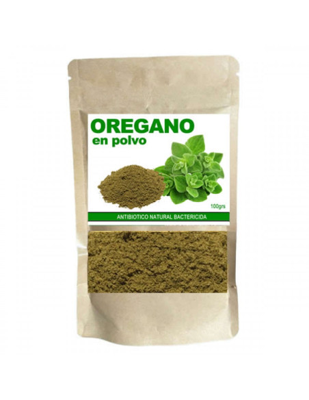 Orégano en polvo puro (Antibiótico natural y bactericida)