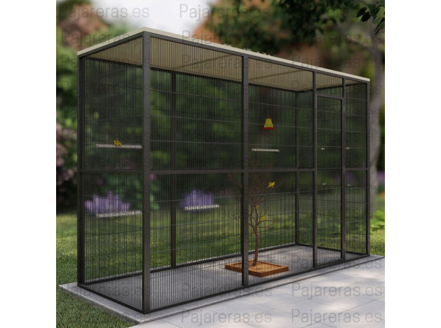 Voladera Altea (3X1 metros con techo plano)