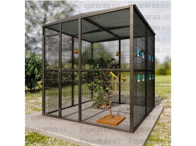 Voladera Torreblanca (2x2 con techo a dos aguas)