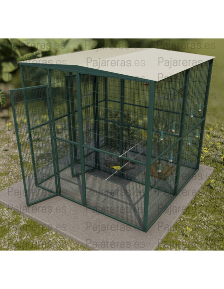 Voladera Elche (2x2 metros con separación central)