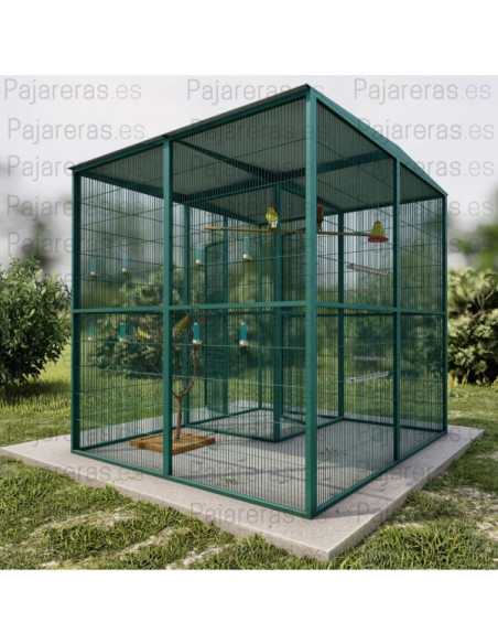 Voladera Girona (2x2 con habitaculo seguridad interior)