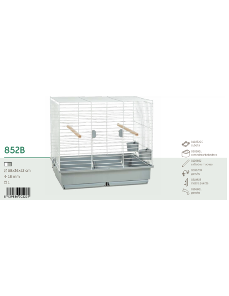 Voltrega Jaula Loro 852 B