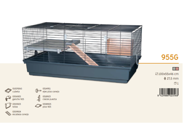 Jaula Conejos 955 Voltrega