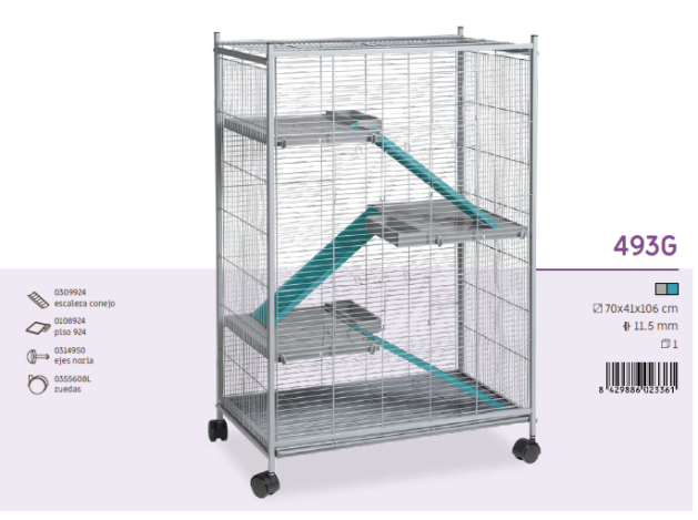 JAULA 493 ROEDOR Voltrega