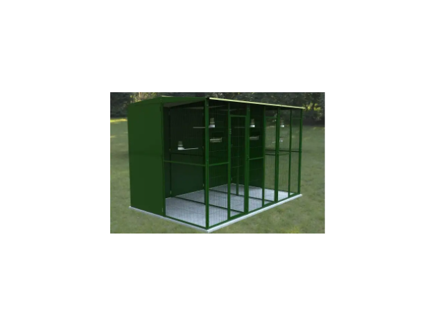 Voladero de Jardín 3x2 metros + Habitáculo de...