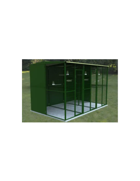 Voladero de Jardín 3x2 metros + Habitáculo de seguridad