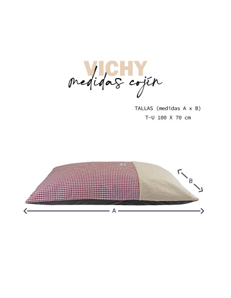 YAGU COJIN EOS VICHY GRANA T-U  100 x 70 CM