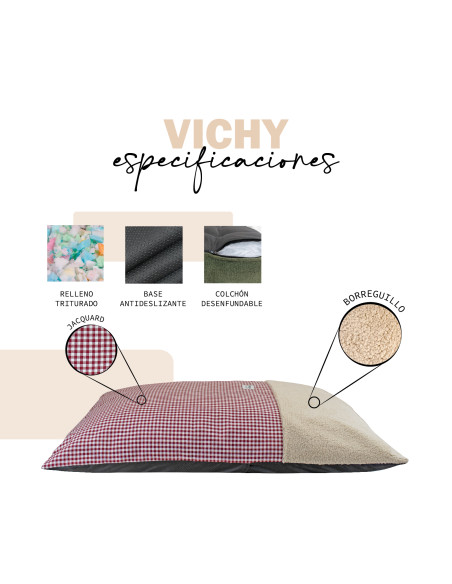 YAGU COJIN EOS VICHY GRANA T-U  100 x 70 CM