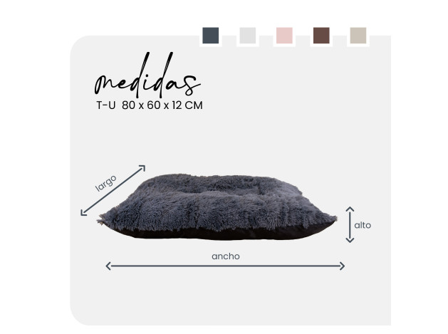 YAGU COLCHON FUN DIVER ANTRACITA T-U 80 x 60 x...
