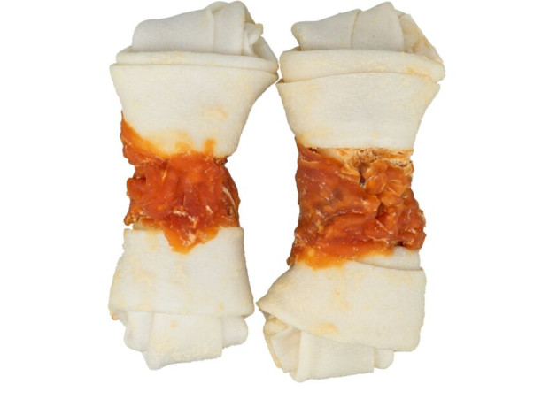 Knotted Chicken Chewing Bone - Pack de 6 unidades