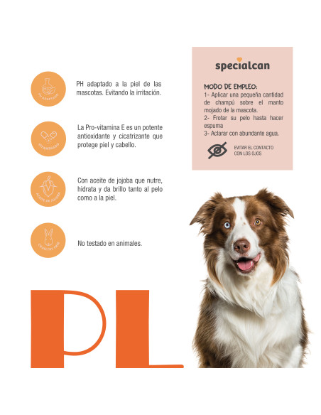 Champú Specialcan  Jojoba