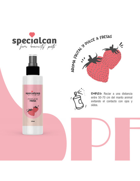 Perfume para perros Specialcan Fresa