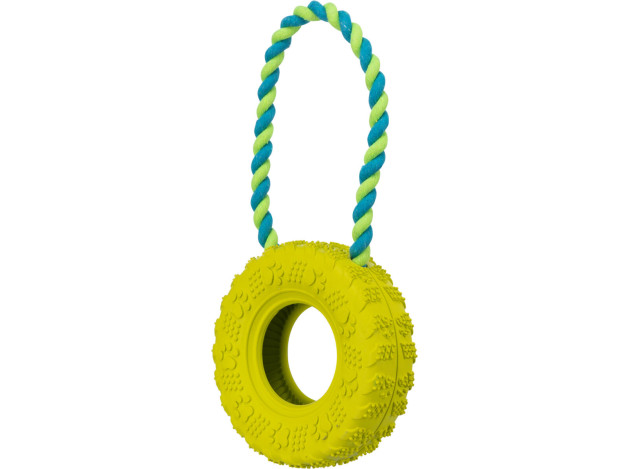 Juguete para perros Neumático con Cuerda