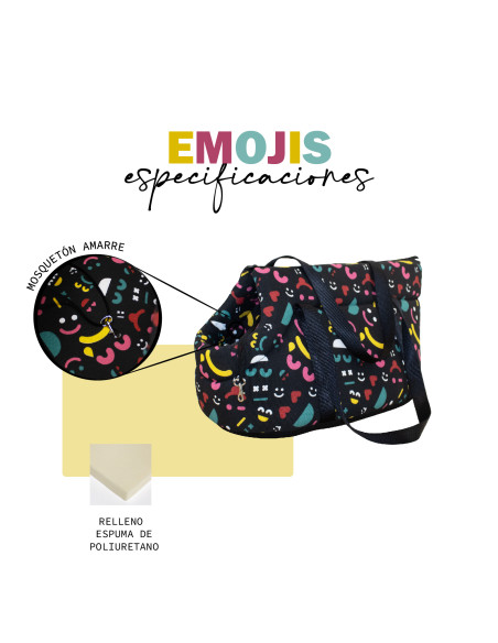 YAGU BOLSO ESPUMA EMOJIS