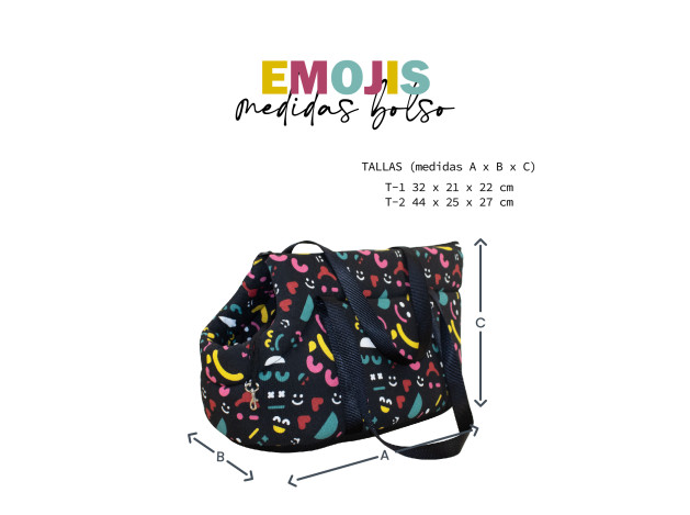 YAGU BOLSO ESPUMA EMOJIS