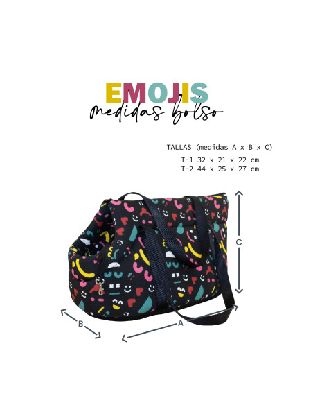 YAGU BOLSO ESPUMA EMOJIS