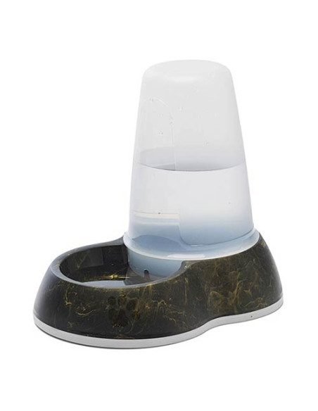 Bebedero Dispensador Loop Marble Negro
