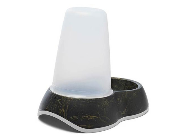 Bebedero Dispensador Loop Marble Negro