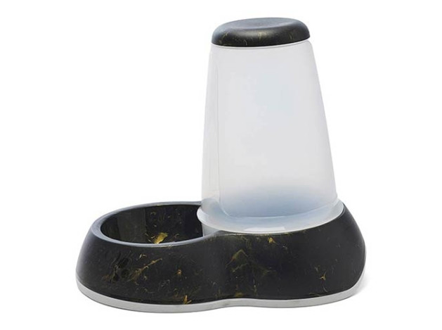 Bebedero Dispensador Loop Marble Negro