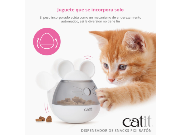 Catit PIXI Dispensador de Snacks, Ratón