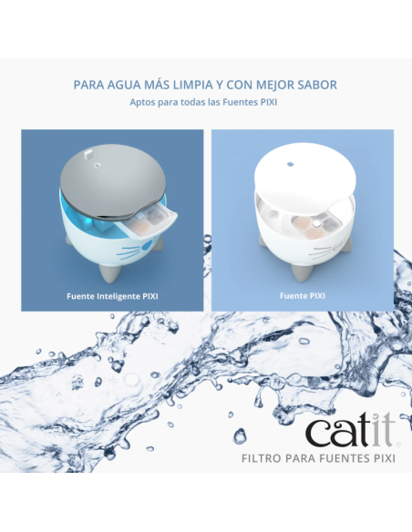 Catit PIXI Filtros para Fuentes, Pack de 6 uds
