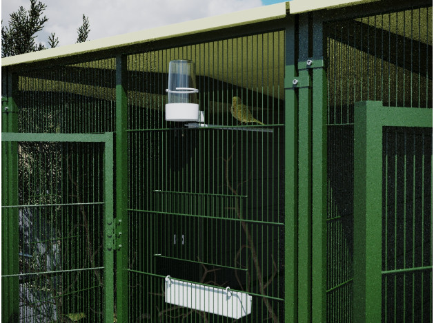 Voladero Jardín 3x2 m, 6m2, 5 Opacos, 2 Aguas y...