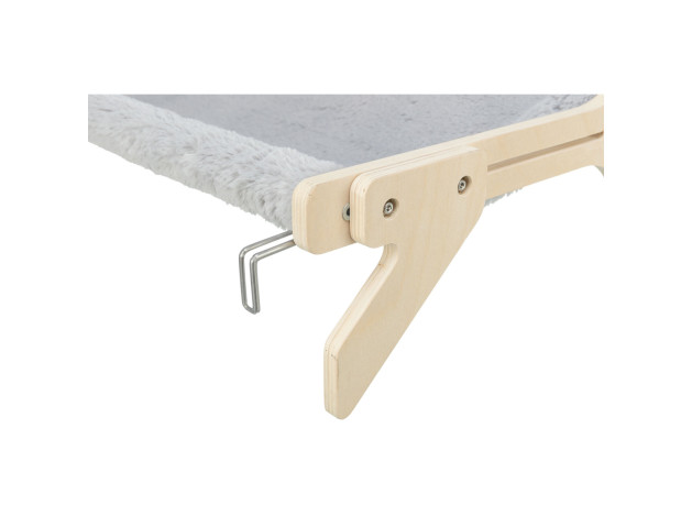 Hamaca de madera sin tratar