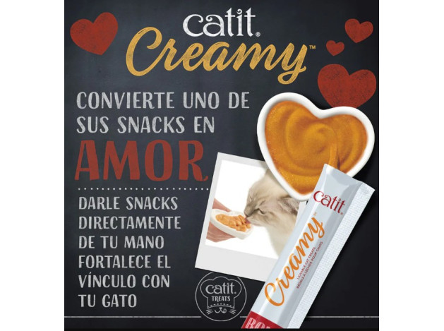 Catit Creamy Pollo y Cordero, 50x10g