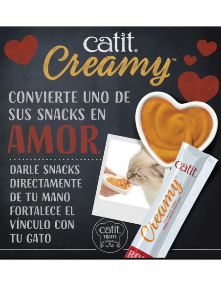 Catit Creamy Pollo y Cordero, 50x10g