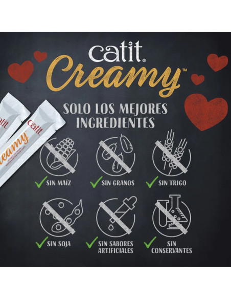 Catit Creamy Pollo y Cordero, 50x10g