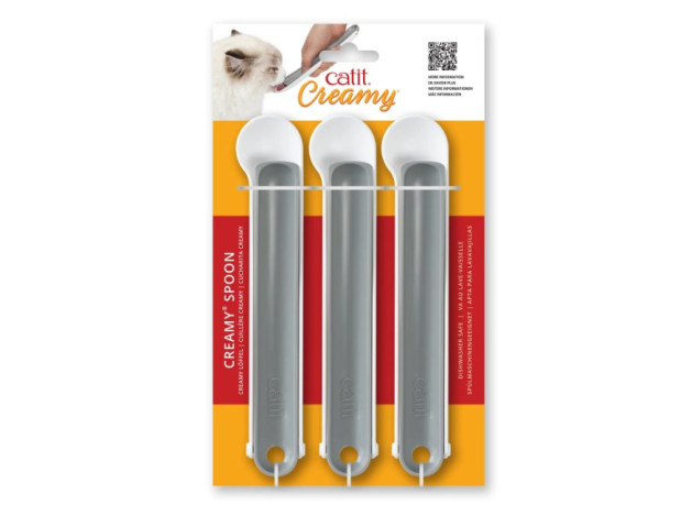 Cuchara para snacks para gatos Catit Creamy