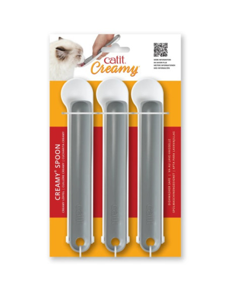 Cuchara para snacks para gatos Catit Creamy