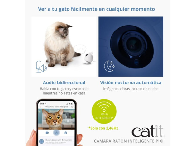 Catit PIXI Cámara Ratón Inteligente