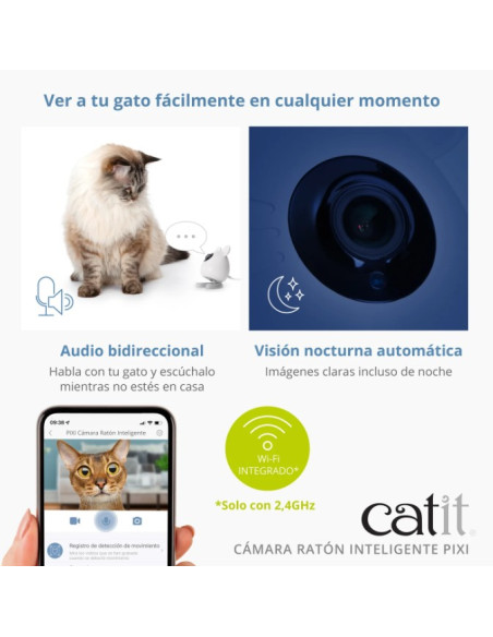 Catit PIXI Cámara Ratón Inteligente