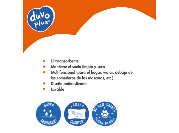 DUVO ALFOMBRA MAGICLEAN GRIS 90 x 65 CM