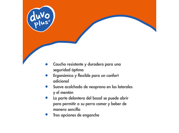 DUVO BOZAL GOMA PERRO