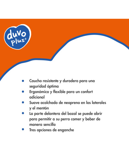 DUVO BOZAL GOMA PERRO