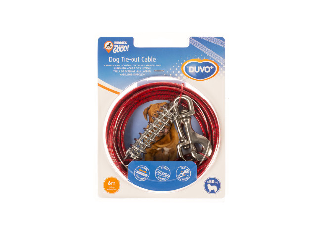 DUVO+ Cable de Amarre con Mosquetones – 6 m