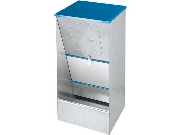 Comedero Tolva para Perros y Gatos en Chapa...