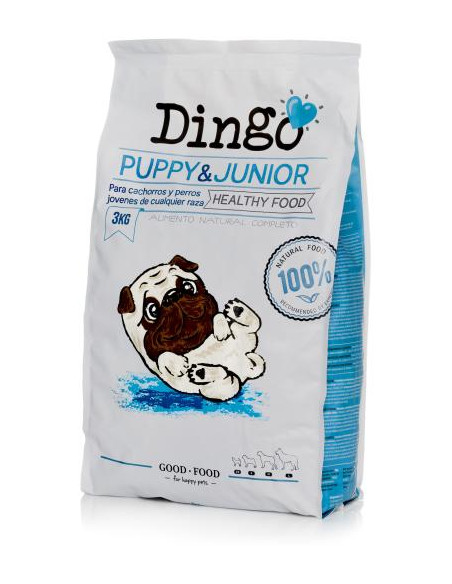 Pienso Dingo Puppy & Junior para cachorros y perros jóvenes - Mismascotas