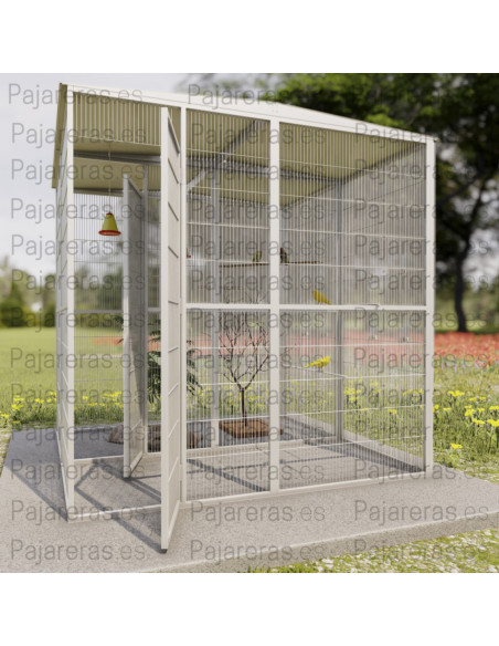 Voladera Elche (2x2 metros con separación central)